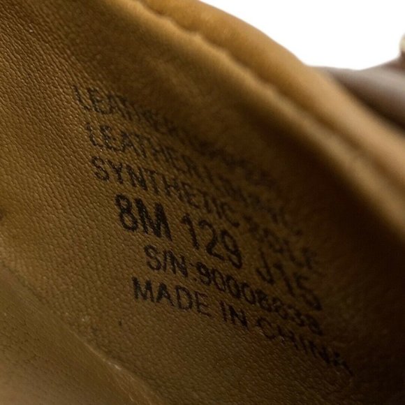 Tory Burch Ambrose Wedge Wood Heel Royal Tan - Picture 9 of 9